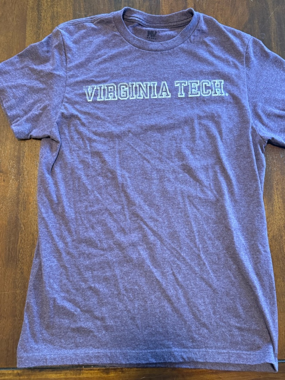 Virginia Tech‎ Heather Maroon Graphic Tee